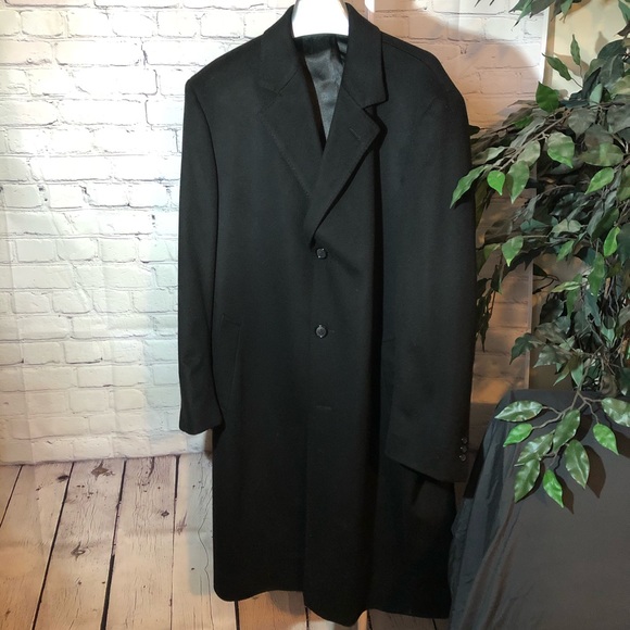 Tasso & Elba for Macy’s wool/cashmere overcoat - Picture 3 of 4